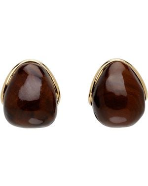 Jacquemus 'Les Mini Boucles Raisin' Earrings - Black