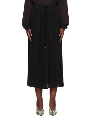 Studio Nicholson Oates Midi Skirt - Black