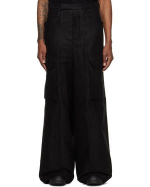 Rick Owens Tower Mastodon Firbanks Cargo Trousers - Black