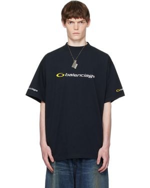 Balenciaga Oversized T-Shirt - Blue