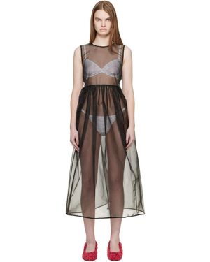 Cecilie Bahnsen Cbcamillia Midi Dress - Black