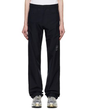 MM6 by Maison Martin Margiela Salomonエディション ブラック タフタ トラウザーズ