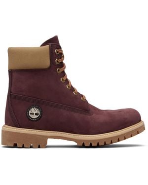 Timberland Burgundy Premium' 6-Inch Waterproof Boots - Brown