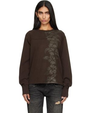 Raimundo Langlois Ssense Exclusive Long Sleeve Football T-Shirt - Brown