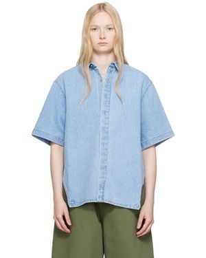 Adererror Half Sleeve Product. 57 Denim Shirt - Blue