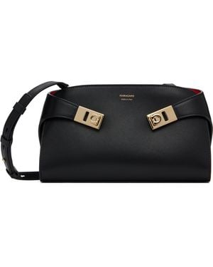 Ferragamo ブラック ミニ Hug クロスボディバッグ
