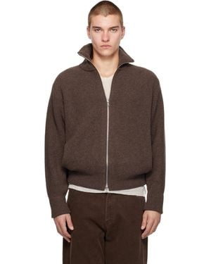 Ssstein Extra Fine Wool Drivers Jumper - Brown