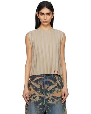 Eckhaus Latta Keyboard Tank Top - Black