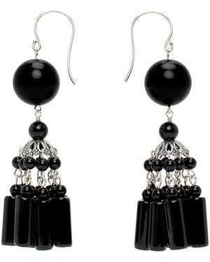 Sophie Buhai Flamenco Earrings - Black