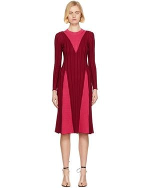 Partow Red Remy Mid-length Dress