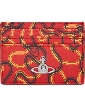 Vivienne Westwood Flat Card Holder - Red
