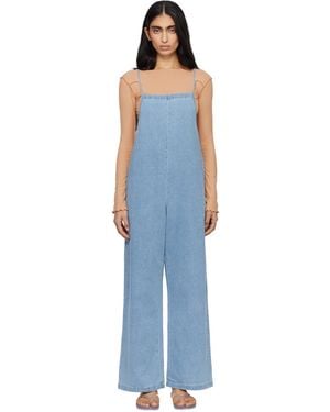 Baserange Yumi Denim Jumpsuit - Black