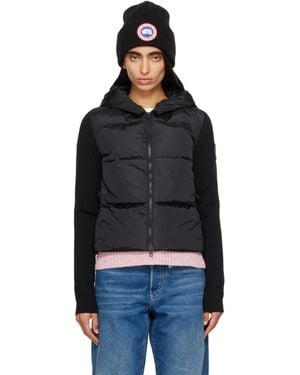 Canada Goose Hybridge Wide Tonal Disc Down Jacket - Black