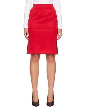 Coperni Tracksuit Midi Skirt - Red