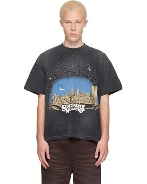 Satoshi Nakamoto Tourist T-Shirt - Blue