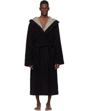 Rick Owens Temple Beach Bathrobe - Black