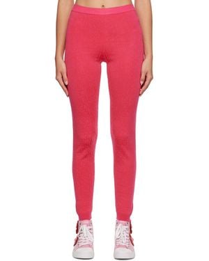 Moschino Pink All Over leggings - Red