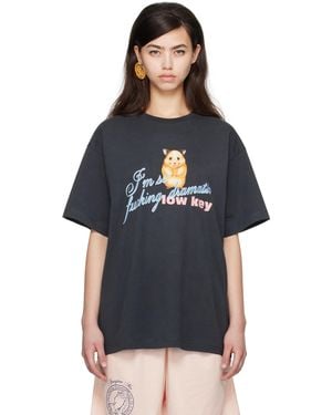 Im Sorry by Petra Collins Ssense Exclusive Jennyfax Edition Oversized T-Shirt - Black