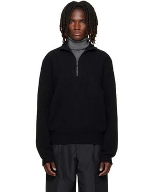 Canada Goose Mckinney Knit Quarter Zip Jumper - Black