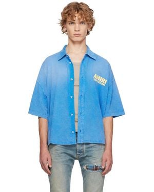 Amiri 1994' Camp Shirt - Blue