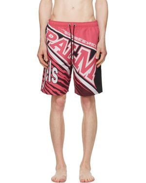 Palm Angels 'Racing' Swim Shorts - Red