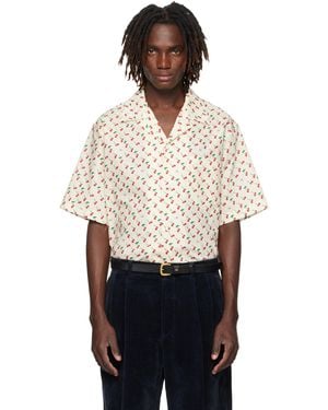 Valentino Cotton Poplin Bowling Shirt - Black