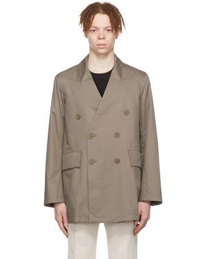 Cornerstone Cotton Blazer - Brown