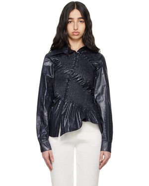 Super Yaya Twist Shirt - Black