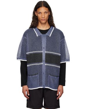 F/CE Chemise Bleue À Rayures