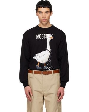 Moschino Archive Goose Jumper - Black