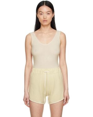 Lisa Yang Ssense Exclusive Off- Leoni Bodysuit - Natural