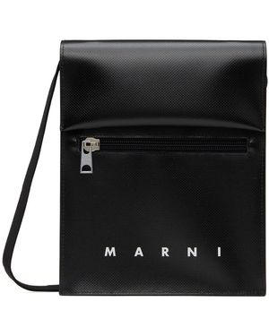 Marni Shoelace Strap Pouch - Black