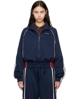 we11done Color-Block Track Jacket - Blue