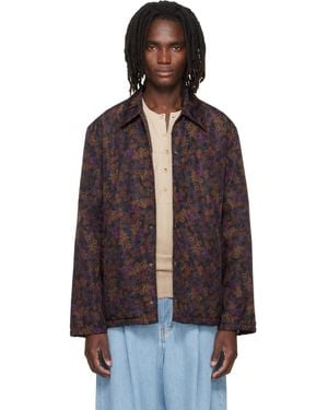 Dries Van Noten Floral Jacket - Brown