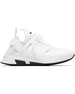 Tom Ford Neoprene Suede Jago Trainers - Black