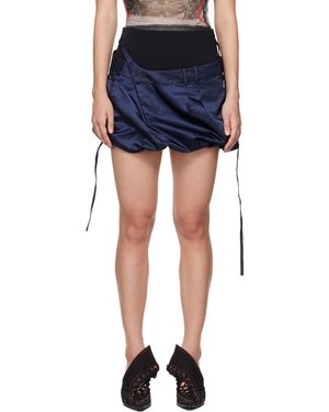 【関税込み】Ottolinger カーキ Drape Lounge ミニスカート 105-300206-01_01_Front.jpg?v=