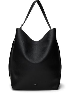 TOTEME Petite Belted Tote - Black