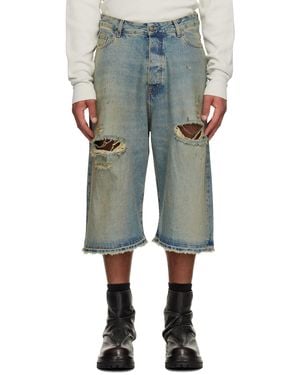 424 Big Daddy Denim Shorts - Green