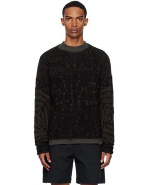 Roa Vortex Crewneck Sweater - Black