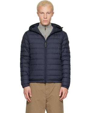 Moncler Solienn Hooded Short Down Jacket - Blue