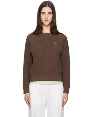 Maison Kitsuné Baby Fox Open Pocket Sweatshirt - Brown