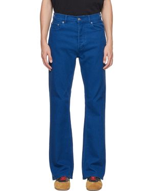 JW Anderson Jean Semi-Évasé Bleu