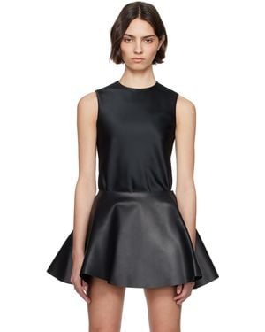 JW Anderson ブラック バイアスカット ノースリーブ トップス