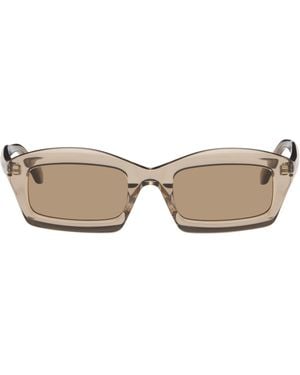 Alaïa Rectangular Sunglasses - Brown