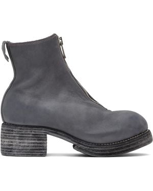 Guidi グレー Pl1Wz ブーツ - ブラック