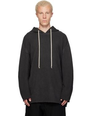 Rick Owens Tower Peter Hoodie - Black
