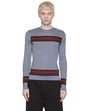 Valentino パープル ビスコース セーター - マルチカラー