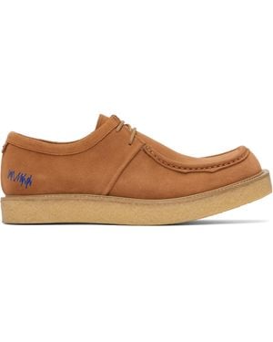 Adererror Tan Nubuck Derbys - Black