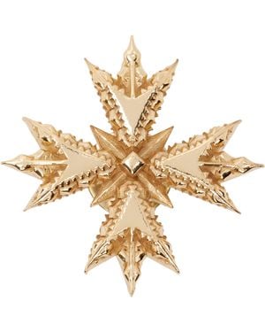 Emanuele Bicocchi Crest Brooch - Metallic
