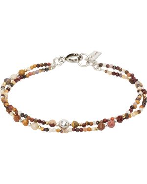 Isabel Marant Bracelet Multicolore À Perles - Noir